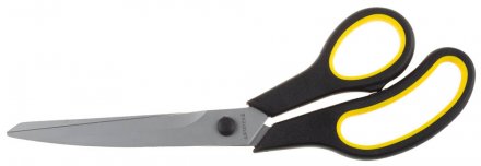 Ножницы STAYER &quot;MASTER&quot; хозяйственные, изогнутые, двухкомпонентные ручки, 245мм 40466-24 купить в Тюмени