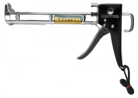 Пистолет для герметика KRAFTOOL &quot;C-Kraft&quot; 06671, полукорпусной, хромированный, 320мл 06671_z01 купить в Тюмени