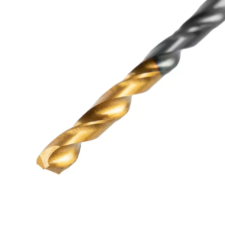 Сверло по металлу, 3 мм, HSS-Tin, Golden Tip, 10 шт. Denzel 717205 купить в Тюмени
