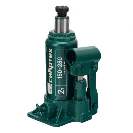 Домкрат гидравлический бутылочный Сибртех 50800, 2 т, 150-280 мм купить в Тюмени