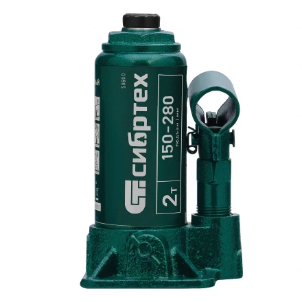Домкрат гидравлический бутылочный Сибртех 50800, 2 т, 150-280 мм купить в Тюмени