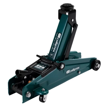 Домкрат гидравлический подкатной Сибртех 50838, 3 т, 135-400 мм купить в Тюмени