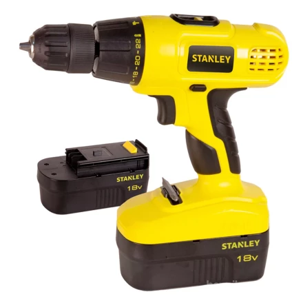 Дрель аккумуляторная Stanley STDC18HBK в кейсе купить в Тюмени