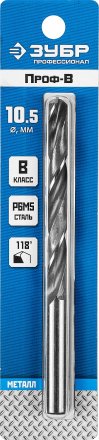 Сверла по металлу Р6М5 точность В серия ПРОФЕССИОНАЛ купить в Тюмени