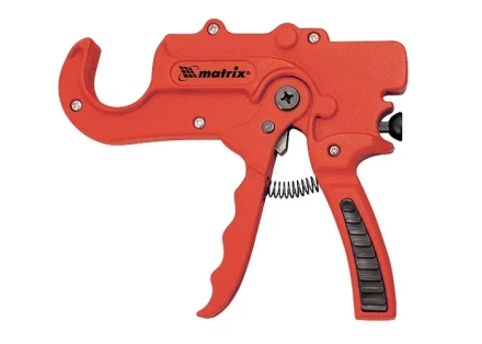 Ножницы для резки изделий из ПВХ пистолетного типа D - до 36 мм обрезиненная опорная рукоятка порошковое покрытие MATRIX 78416 купить в Тюмени