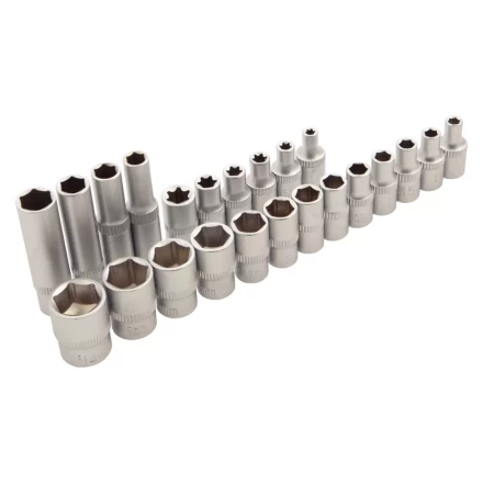 Набор инструментов 56 предметов, CrV, 1/4&quot; Сибртех 13525 купить в Тюмени