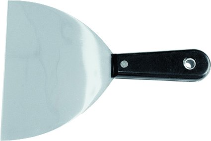 Шпательная лопатка стальная 63 мм полированная пластмассовая ручка  SPARTA 852365 купить в Тюмени