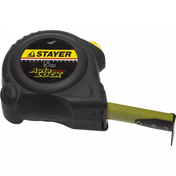 Рулетка STAYER "MASTER" "AUTOLOCK", корпус с резиновым напылением, автостоп, 5мх25мм 2-34126-05-25_z01 купить в Тюмени