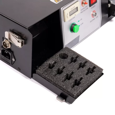 Пресс-клещи электрические КВТ ПКЭ-01 для опрессовки наконечников и разъемов матрицами МПК (87730) купить в Тюмени