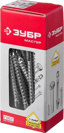 Шурупы ЗУБР &quot;МАСТЕР&quot; с шестигранной головкой, оцинкованные, 10x100мм, 25шт 4-300451-10-100 купить в Тюмени