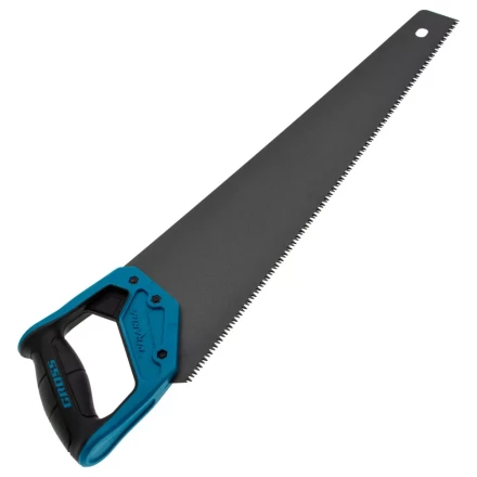 Ножовка по дереву &quot;PIRANHA&quot;, 500 мм, 7 TPI, 3D-зуб, тефлоновое покрытие полотна, двухкомпонентная рукоятка Gross 24115 купить в Тюмени