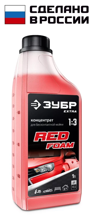 ЗУБР 1 л, шампунь для минимоек универсальный, EXTRA (70650-1) купить в Тюмени