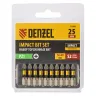 Бита IMPACT, PZ1x25 мм, лазерная обработка шлица, сталь S2, 10 шт., Е 6,3 Denzel 11686 купить в Тюмени