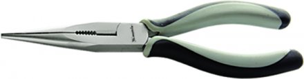 Длинногубцы GRAND 200 мм прямые никелированные двухкомпонентные рукоятки MATRIX 17138 купить в Тюмени