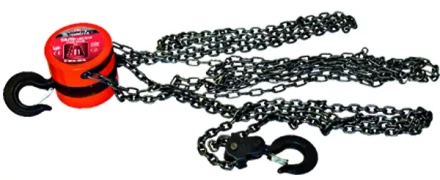 Таль цепная 0.5 т h  подъема 2.5 м расстояние между крюками 240 мм  MATRIX 519305 купить в Тюмени