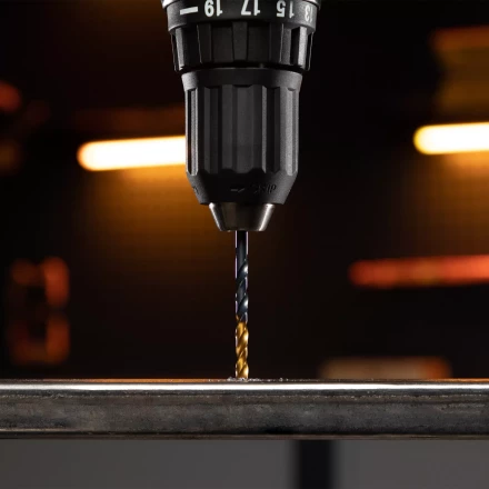 Сверло по металлу, 4 мм, HSS-Tin, Golden Tip, 10 шт. Denzel 717209 купить в Тюмени