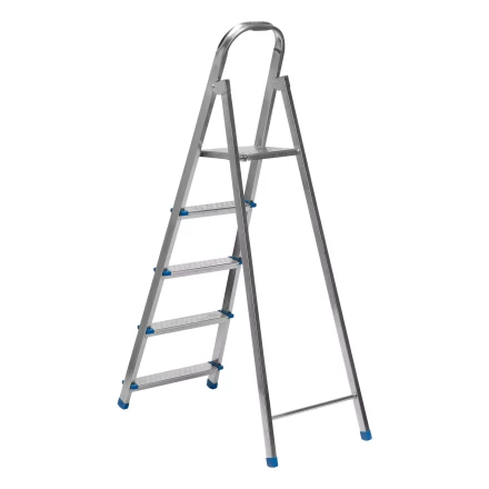 Стремянка Сибртех 97837, 5 ступеней, стальная, оцинкованная купить в Тюмени
