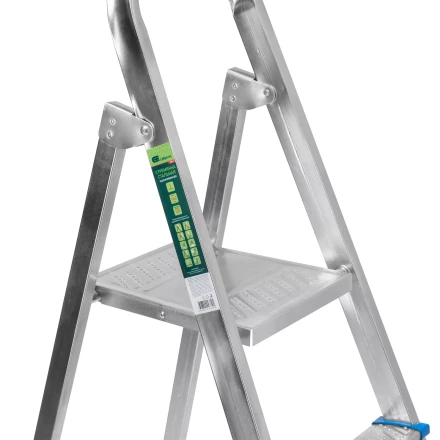 Стремянка Сибртех 97837, 5 ступеней, стальная, оцинкованная купить в Тюмени
