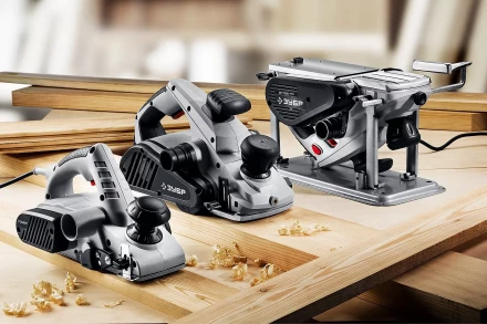 Рубанок электрический + станина ЗР-1300-110 серия МАСТЕР купить в Тюмени