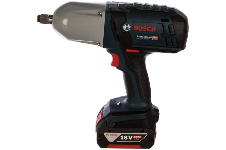 Bosch Аккумуляторный ударный гайковерт GDS 18 V-LI HT 06019B130A купить в Тюмени
