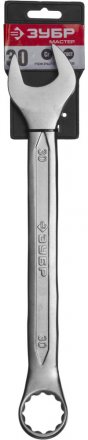 Ключ ЗУБР &quot;МАСТЕР&quot; гаечный комбинированный, Cr-V сталь, хромированный, 30мм 27087-30 купить в Тюмени