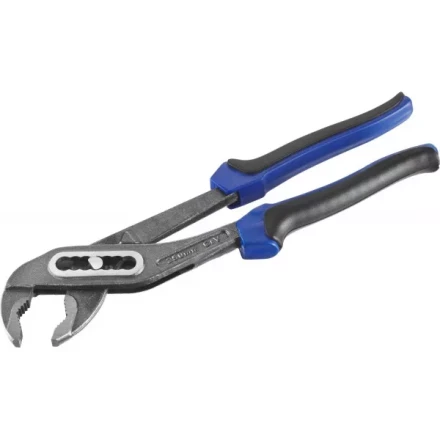 Клещи переставные, коробчатый шарнир, натуральное покрытие, двухкомпонентная рукоятка, 250мм, СИБИН 22363-10-25 купить в Тюмени