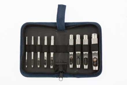 Набор пробойников для кожи Сибртех 2 - 13 мм 9 шт 18309 купить в Тюмени