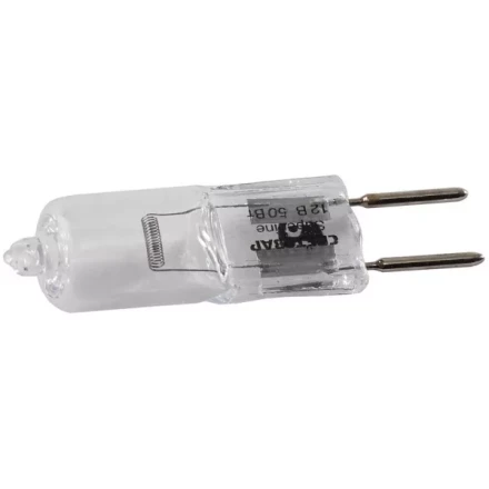 Лампа галогенная СВЕТОЗАР капсульная, прозрачное стекло, цоколь GY6.35, диаметр 12мм, 50Вт, 12В SV-44775-T купить в Тюмени