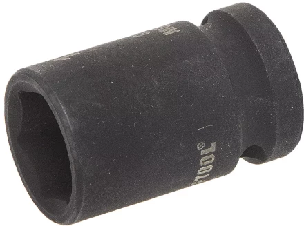 Торцовая головка KRAFTOOL &quot;INDUSTRIE QUALITAT&quot; ударная (1/2&quot;), FLANK, Cr-Mo, фосфатированная, 16 мм 27940-16_z01 купить в Тюмени