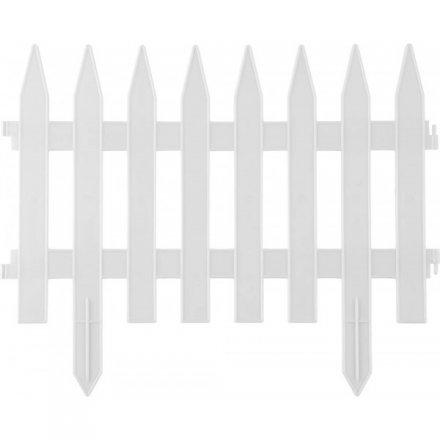 Забор декоративный GRINDA &quot;КЛАССИКА&quot;, 28x300см, белый 422201-W купить в Тюмени