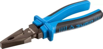 Плоскогубцы комбинированные ЗУБР эксцентриковое расположение шарнира, особостойкое спец. покрытие Н12Х1 (никель/хром), двухкомп рукоятки, 180мм 2201-1-18_z01 купить в Тюмени