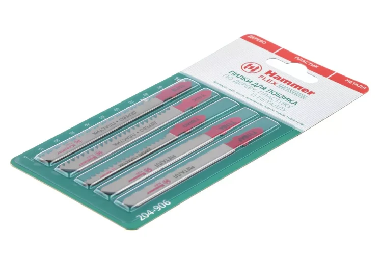 Пилки для лобзика HAMMER JG WD-PL-MT set No6 (5pcs) купить в Тюмени