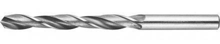 Сверло ЗУБР &quot;МАСТЕР&quot; по металлу цилиндрический хвостовик, быстрорежущая сталь Р6М5, 7х109мм, 1шт 4-29621-109-7 купить в Тюмени