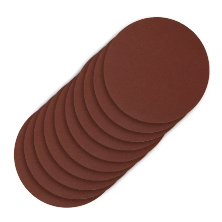 Круг абразивный на ворсовой подложке под &quot;липучку&quot;, P 500, 125 мм, 10 шт Сибртех 738757 купить в Тюмени