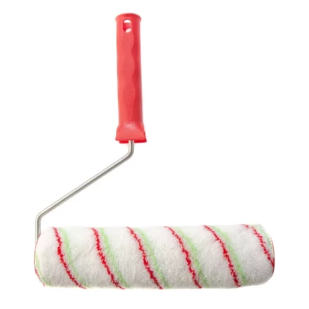 Валик &quot;Эмали&quot;, 250 мм, ворс 12 мм, D - 48 мм, D ручки - 6 мм, полиамид, полиакрил Сибртех 80197 купить в Тюмени