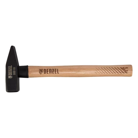 Молоток слесарный, Denzel 800 г, кованый квадратный боек, буковая рукоятка 10435 купить в Тюмени