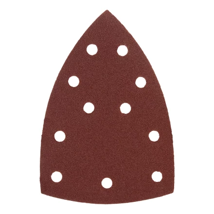 Треугольник абразивный на ворc. подложке под &quot;липучку&quot;, перф., P 120, 150х150х100 мм, 5 шт. Denzel 738627 купить в Тюмени