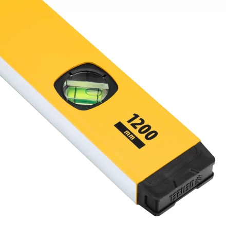 Уровень алюминиевый Denzel 33694, магнит, фрезерованный, 3 глазка (1 зеркал.), 0,5 мм/м, 1200 мм купить в Тюмени