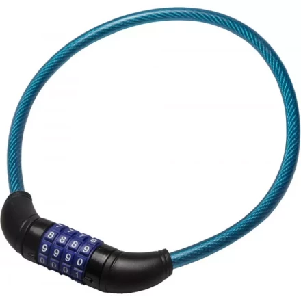 Замок ЗУБР &quot;ПРОФЕССИОНАЛ&quot;, тросовый, кодовый, с изменяемым кодом, длина троса - 650мм, d 10мм 37262-65_z01 купить в Тюмени