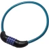 Замок ЗУБР &quot;ПРОФЕССИОНАЛ&quot;, тросовый, кодовый, с изменяемым кодом, длина троса - 650мм, d 10мм 37262-65_z01 купить в Тюмени