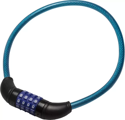 Замок ЗУБР &quot;ПРОФЕССИОНАЛ&quot;, тросовый, кодовый, с изменяемым кодом, длина троса - 650мм, d 10мм 37262-65_z01 купить в Тюмени