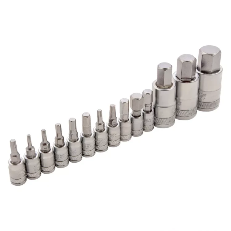 Набор инструментов 115 предметов, 120 зубьев, CrV, 1/4", 1/2" Gross 14152 купить в Тюмени