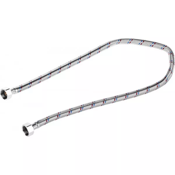 Подводка гибкая STAYER для воды, оплетка из нержавеющей стали, г/г 1/2" - 0,8м 51015-G/G-080 купить в Тюмени