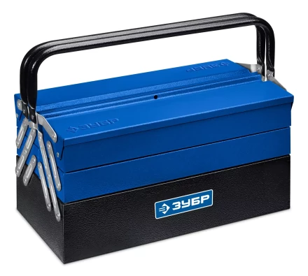 ЗУБР ЯРУС-5/17, 430 х 210 х 205 мм, (17), Металлический раздвижной ящик для инструментов, Профессионал (38356-17) купить в Тюмени