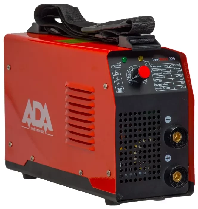 Сварочный инвертор ADA IronWeld 220 в кейсе купить в Тюмени