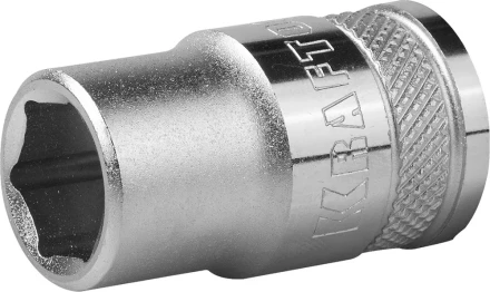 Торцовая головка KRAFTOOL &quot;INDUSTRIE QUALITAT&quot;, Cr-V, FLANK, хромосатинированная, 1/2&quot;, 13 мм 27805-13_z01 купить в Тюмени