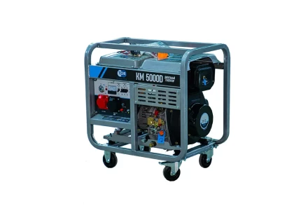 Генератор дизельный TOR KM5000D 5,0 кВт 380В/1,6 кВт 220В 15 л с электростартером 1025964 купить в Тюмени
