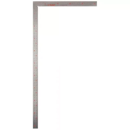 Угольник ЗУБР &quot;ЭКСПЕРТ&quot; столярный нерж. сталь, шкала: шаг 1 мм, гравированная, 500 х 250 мм 34350-50 купить в Тюмени