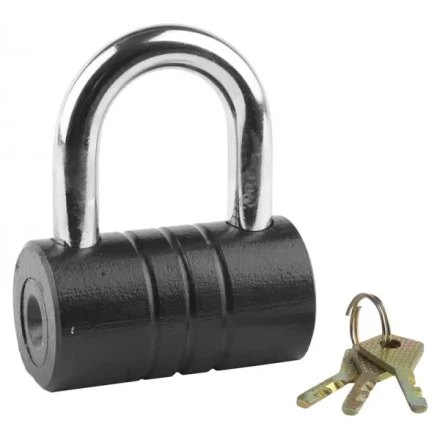 Замок ЗУБР &quot;МАСТЕР&quot; навесной, повышенной защищенности, дисковый механизм секрета, ключ 7 &quot;пинов&quot;, 82 x 46 мм 3720-21_z01 купить в Тюмени