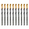 Сверло по металлу Denzel, 6 мм, HSS-Tin, Golden Tip, 10 шт. 717215 купить в Тюмени